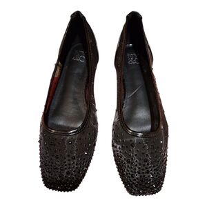 New York ‎ & Company Priya Ballet Flats black size US 11, style# NYC-W24-109